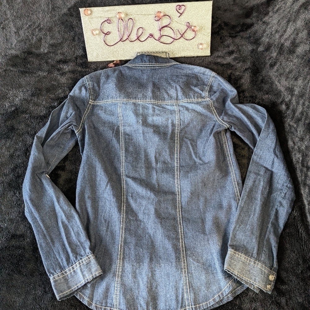 Denim Button Down - Picture 5 of 5